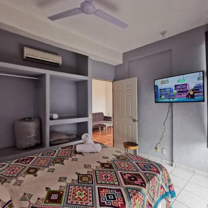 1 Bedroom Apt With Ac , Tv , Wi-Fi Near Dt And Beach Zihuatanejo Kültér fotó